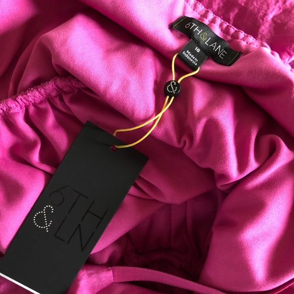 NWT 6th & Lane Size 16 Hi Lo Spaghetti Strap Dress - Picture 5 of 5